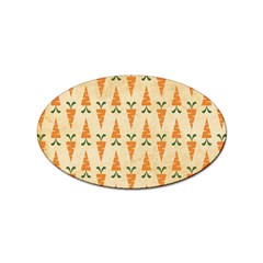 Patter-carrot-pattern-carrot-print Sticker Oval (100 Pack)