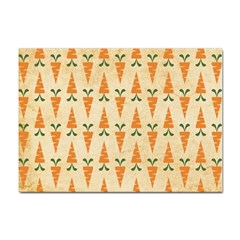 Patter-carrot-pattern-carrot-print Sticker A4 (10 pack)