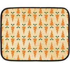 Patter-carrot-pattern-carrot-print Two Sides Fleece Blanket (Mini)