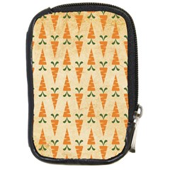 Patter-carrot-pattern-carrot-print Compact Camera Leather Case