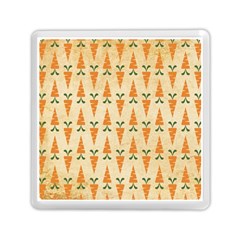 Patter-carrot-pattern-carrot-print Memory Card Reader (Square)