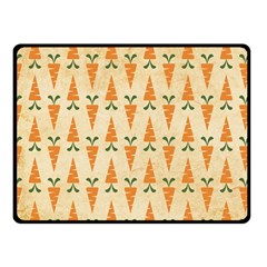 Patter-carrot-pattern-carrot-print Two Sides Fleece Blanket (Small)