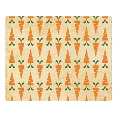 Patter-carrot-pattern-carrot-print Two Sides Premium Plush Fleece Blanket (Large)