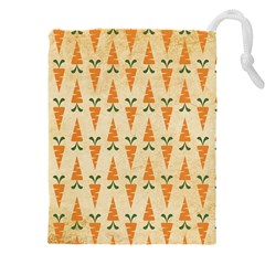 Patter-carrot-pattern-carrot-print Drawstring Pouch (4XL)