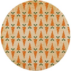 Patter-carrot-pattern-carrot-print UV Print Round Tile Coaster