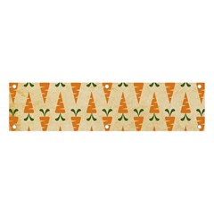 Patter-carrot-pattern-carrot-print Banner and Sign 4  x 1 