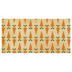 Patter-carrot-pattern-carrot-print Banner and Sign 4  x 2 