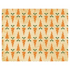 Patter-carrot-pattern-carrot-print Premium Plush Fleece Blanket (Medium)