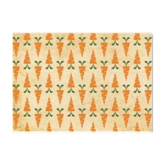 Patter-carrot-pattern-carrot-print Crystal Sticker (A4)