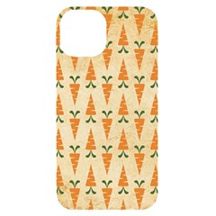 Patter-carrot-pattern-carrot-print Iphone 14 Black Uv Print Case by Cowasu