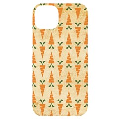 Patter-carrot-pattern-carrot-print Iphone 14 Plus Black Uv Print Case by Cowasu