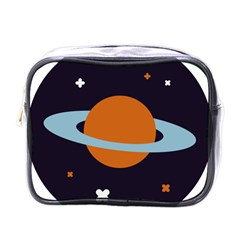 Planet-orbit-universe-star-galaxy Mini Toiletries Bag (one Side) by Cowasu