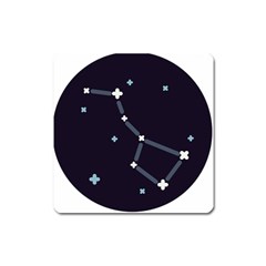 Celebrities-categories-universe-sky Square Magnet by Cowasu