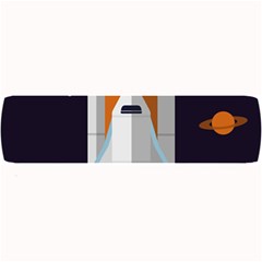 Rocket-space-universe-spaceship Large Bar Mat by Cowasu