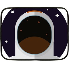Astronaut-space-astronomy-universe Fleece Blanket (mini)