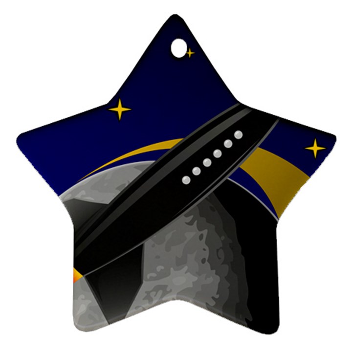 Science-fiction-sci-fi-sci-fi-logo Star Ornament (Two Sides)