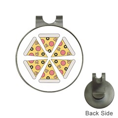 Pizza-slice-food-italian Hat Clips With Golf Markers