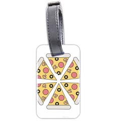 Pizza-slice-food-italian Luggage Tag (two Sides)