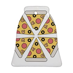 Pizza-slice-food-italian Bell Ornament (two Sides)