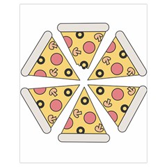 Pizza-slice-food-italian Drawstring Bag (small)