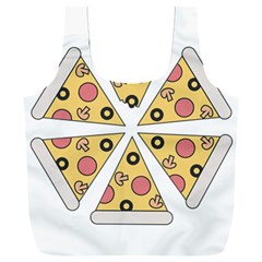 Pizza-slice-food-italian Full Print Recycle Bag (xxxl) by Sarkoni