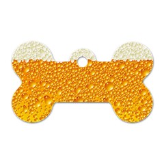 Bubble-beer Dog Tag Bone (one Side)