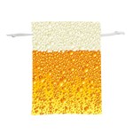 Bubble-beer Lightweight Drawstring Pouch (L) Front