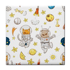 Astronaut-dog-cat-clip-art-kitten Face Towel by Sarkoni