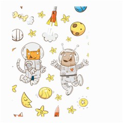 Astronaut-dog-cat-clip-art-kitten Small Garden Flag (two Sides)