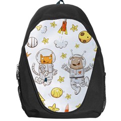 Astronaut-dog-cat-clip-art-kitten Backpack Bag