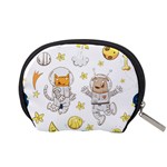 Astronaut-dog-cat-clip-art-kitten Accessory Pouch (Small) Back