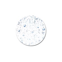 Blue Oxygen-bubbles-in-the-water Golf Ball Marker (10 Pack) by Sarkoni