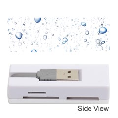 Blue Oxygen-bubbles-in-the-water Memory Card Reader (stick)