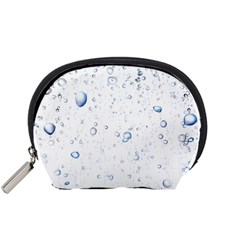 Blue Oxygen-bubbles-in-the-water Accessory Pouch (small)