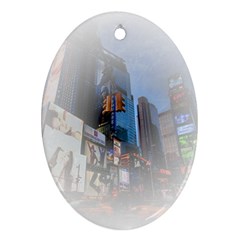 New York City Ornament (oval) by Sarkoni