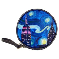 Starry Night In New York Van Gogh Manhattan Chrysler Building And Empire State Building Classic 20-cd Wallets