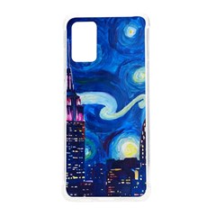 Starry Night In New York Van Gogh Manhattan Chrysler Building And Empire State Building Samsung Galaxy S20plus 6 7 Inch Tpu Uv Case