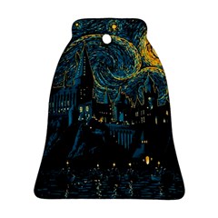 Castle Starry Night Van Gogh Parody Ornament (bell)