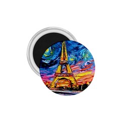 Eiffel Tower Starry Night Print Van Gogh 1 75  Magnets by Sarkoni