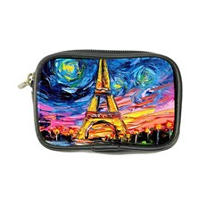 Eiffel Tower Starry Night Print Van Gogh Coin Purse