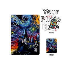 Castle Starry Night Print Van Gogh Parody Playing Cards 54 Designs (mini)