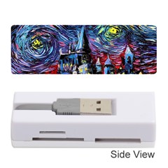 Castle Starry Night Print Van Gogh Parody Memory Card Reader (stick)