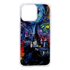 Castle Starry Night Print Van Gogh Parody Iphone 14 Pro Max Tpu Uv Print Case by Sarkoni