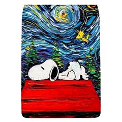 Dog Cartoon Vincent Van Gogh s Starry Night Parody Removable Flap Cover (s)