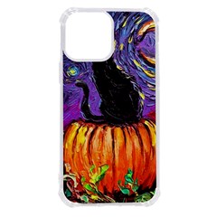 Halloween Art Starry Night Hallows Eve Black Cat Pumpkin Iphone 13 Pro Max Tpu Uv Print Case by Sarkoni