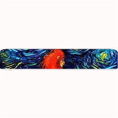 Lion Art Starry Night Van Gogh Small Bar Mat