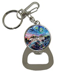 Hollywood Art Starry Night Van Gogh Bottle Opener Key Chain