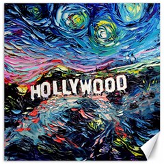 Hollywood Art Starry Night Van Gogh Canvas 16  X 16 