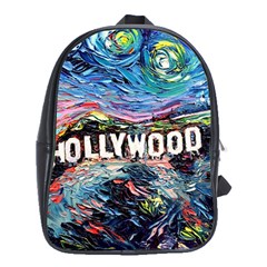 Hollywood Art Starry Night Van Gogh School Bag (xl)