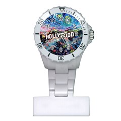 Hollywood Art Starry Night Van Gogh Plastic Nurses Watch